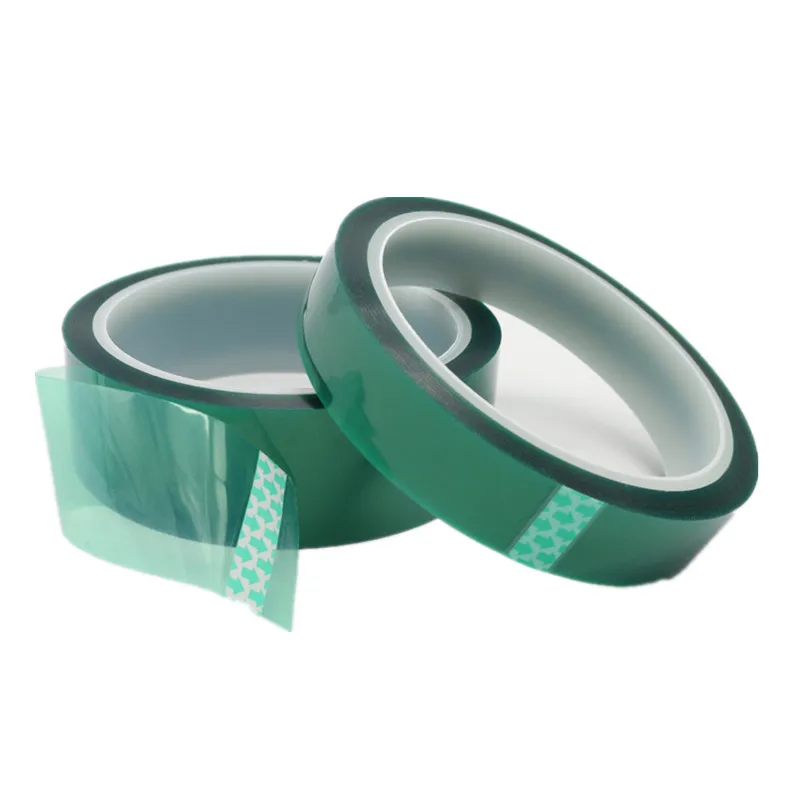 Grün PET Band Wärme-beständig PET Hohe Temperatur Masking Abschirmung Band für PCB Solder Plating Isolierung Schutz 33M