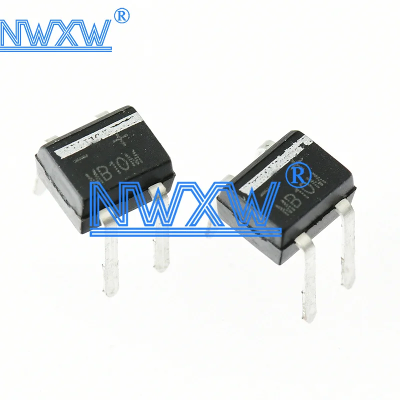 MB10M direct insertion DIP4 0.5A 1000V bridge rectifier bridge/rectifier bridge stack MB10M