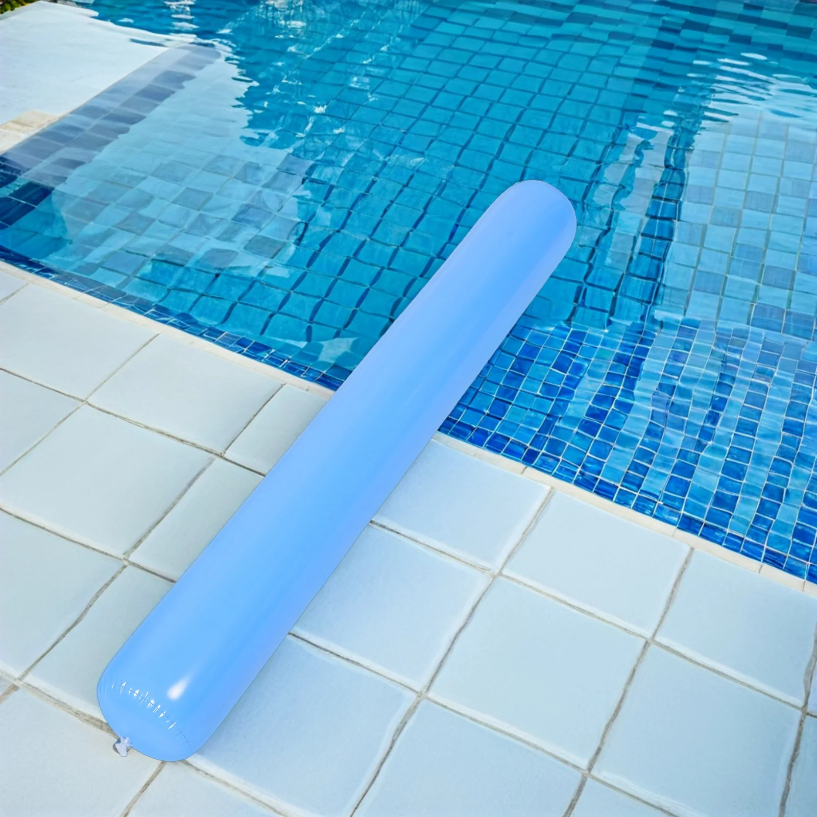 8Pcs Inflatable Pool Noodles Colorful PVC Floating Sticks for Kids Swimming Pool Party Accessories Blow Up Swim Floaties