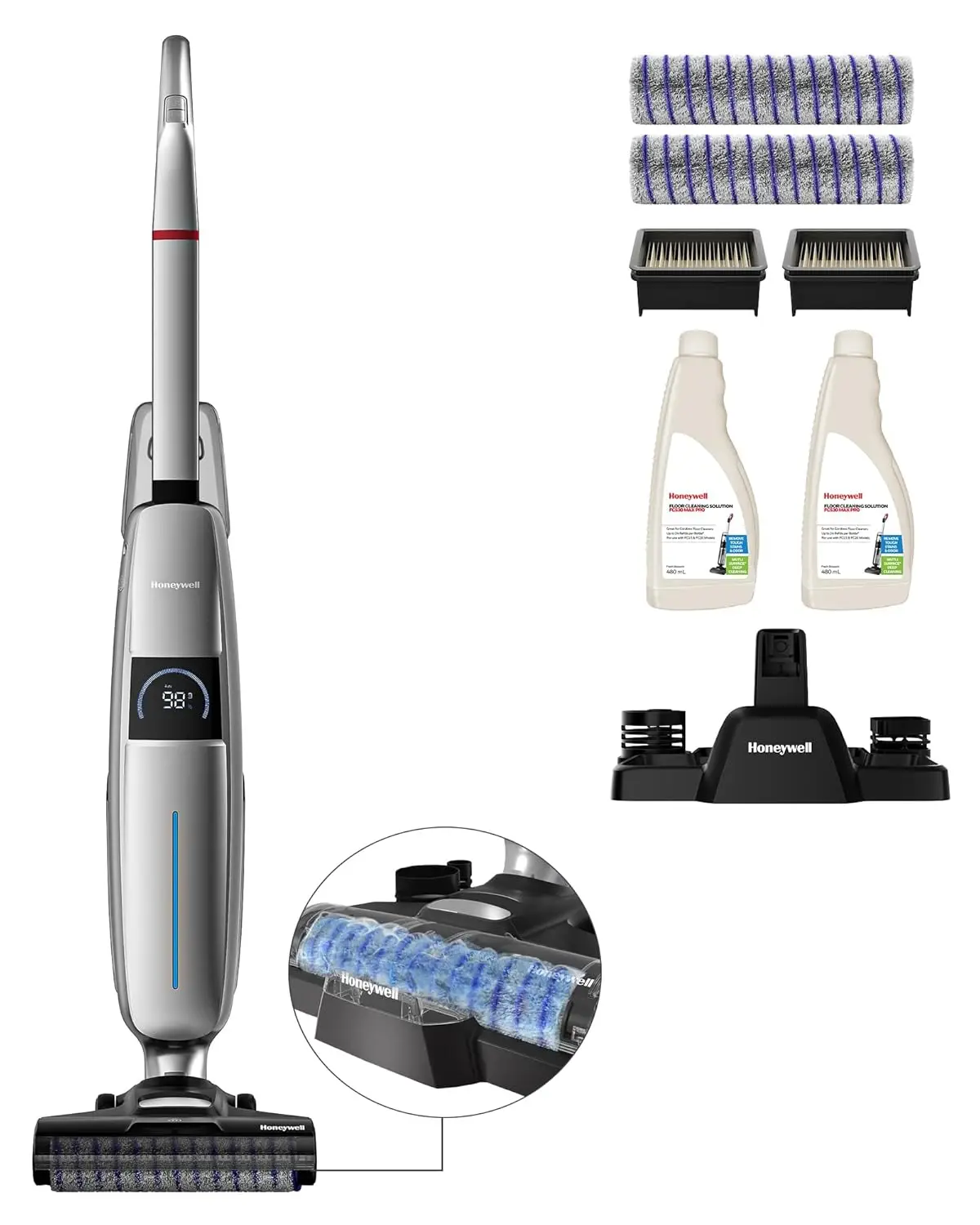 FC15 Ultamax Elite Cordless Wet Dry Vacuum Cleaner, 3-in-1 Vac/Mop/Wash for Hard Floor & Pet Hair, Self-cleaning, Self-propellin