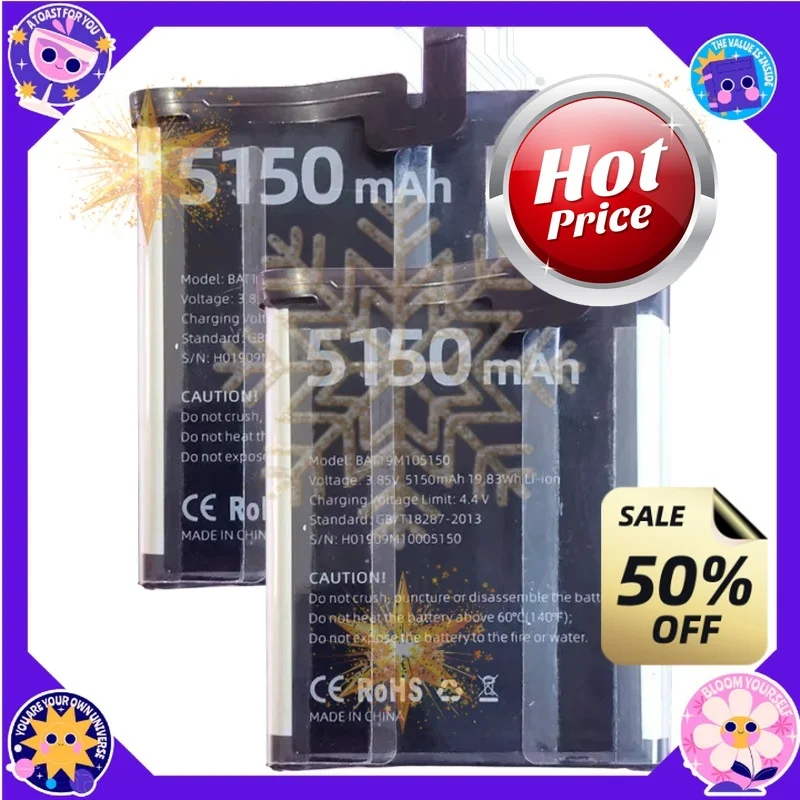SWZY 3.85V 5150mAh Rechargeable Battery for DOOGEE S95/S95 Pro S95Pro Cell Phone Portable Mobile Phone Batteries