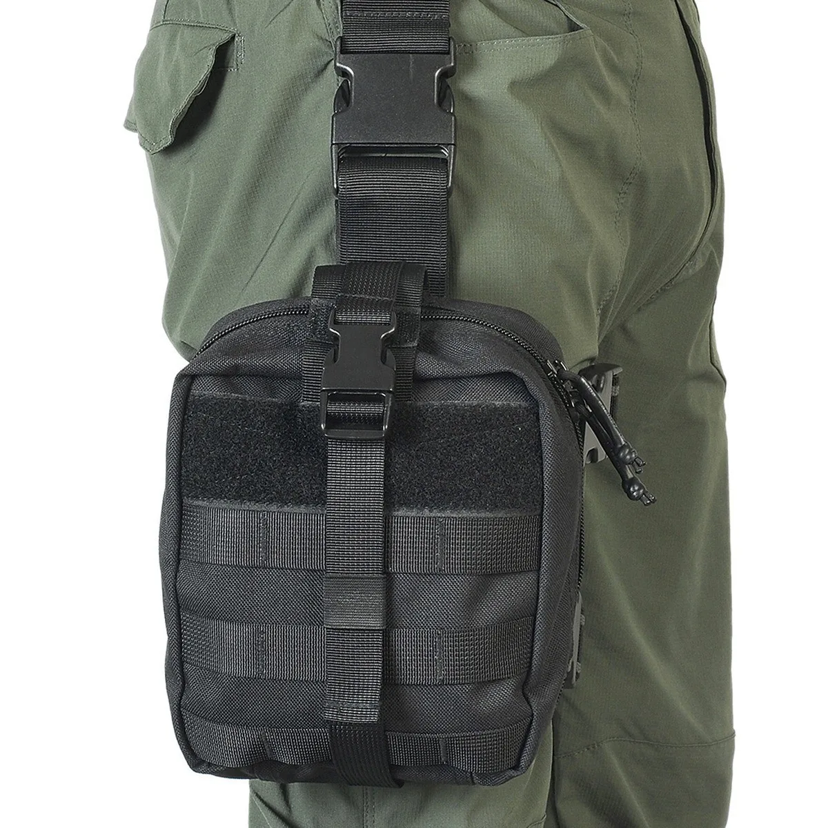 مجموعة أدوات ربط الساق والخصر للرياضات الخارجية، حقيبة أدوات ربط الساق متعددة الوظائف، حقيبة معلقة للخصر والساق سريعة التحرير #3