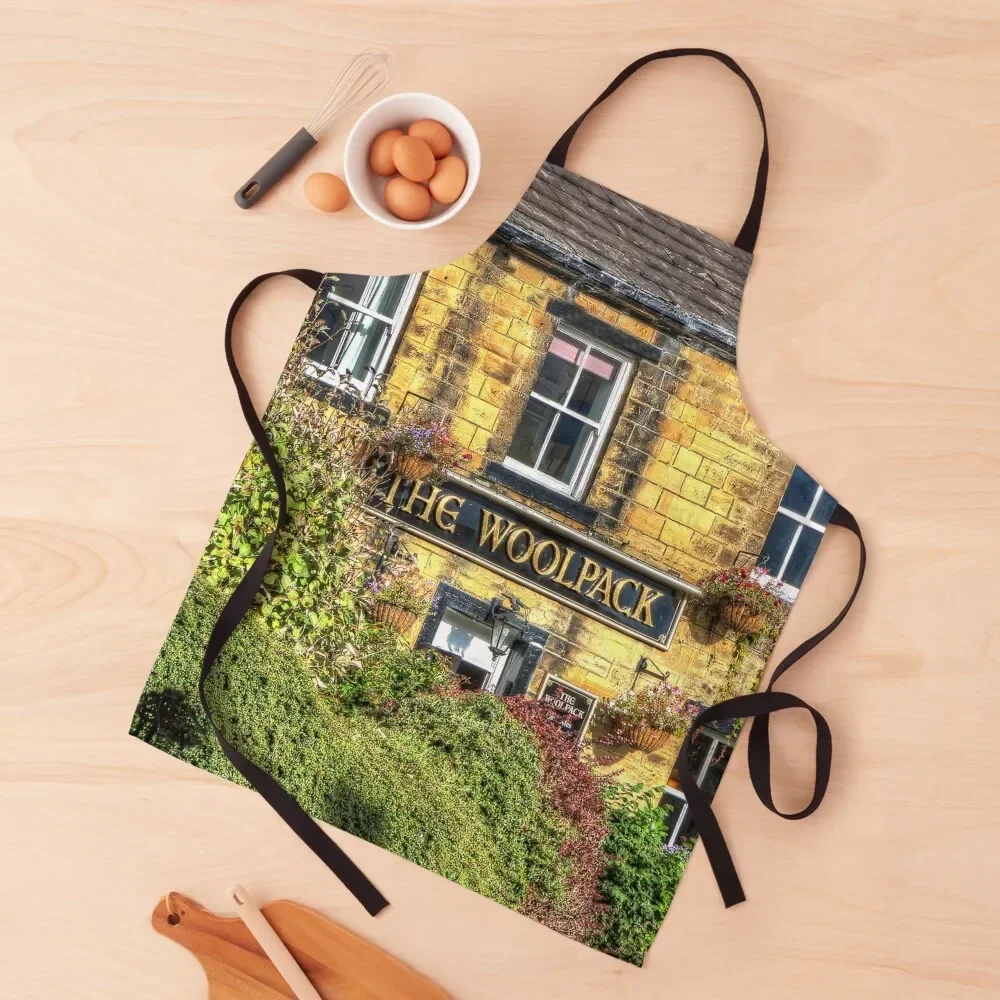 

Cheers From The Woolpack Emmerdale 3 Apron Chef Uniform Woman for home useful pieces Waterproof Kitchen For Women Apron