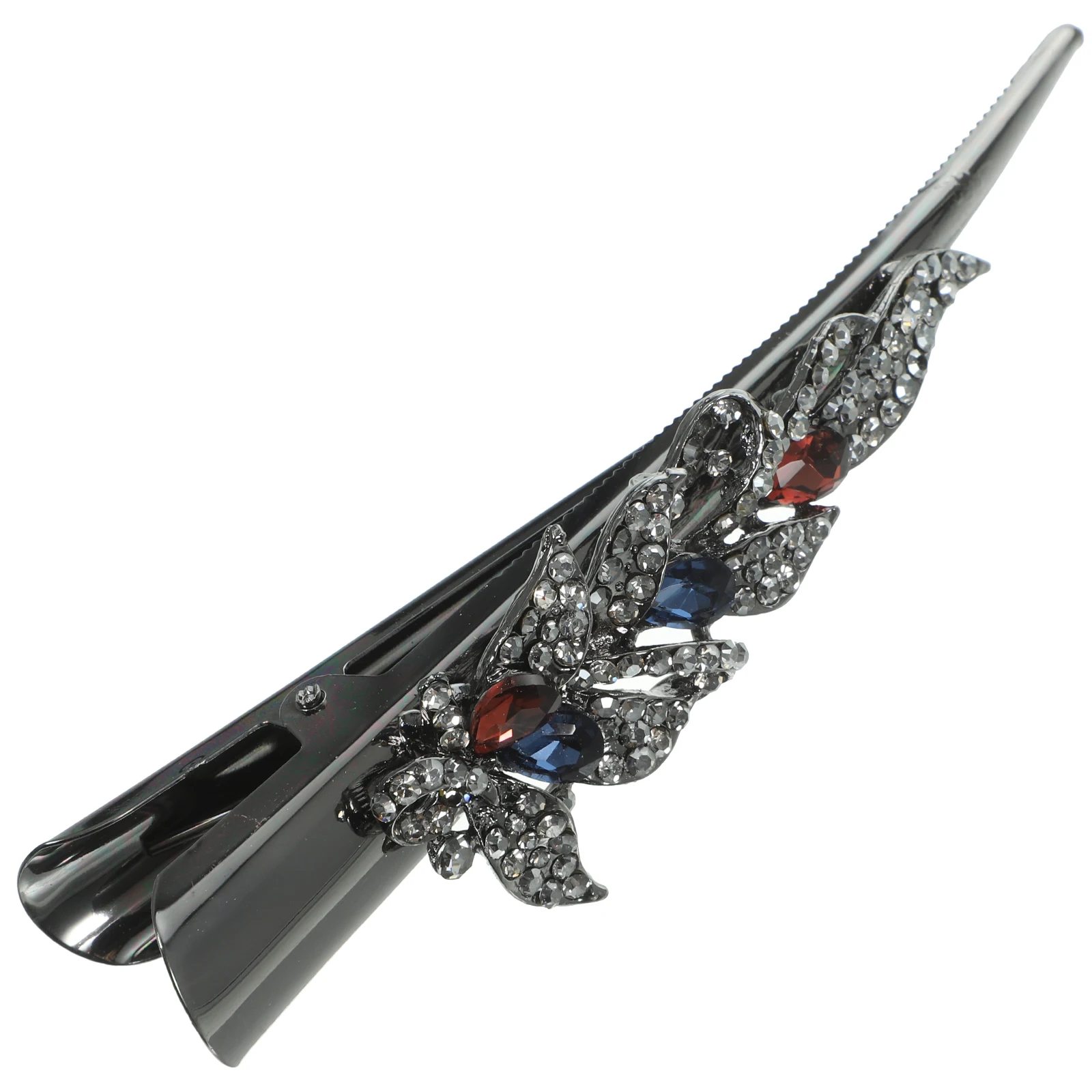 

Crystal Duckbill Clip For Women Sparkle Rhinestone Barrette Wedding Party Hair Accessory Glitter Hair Clips Styling Tool