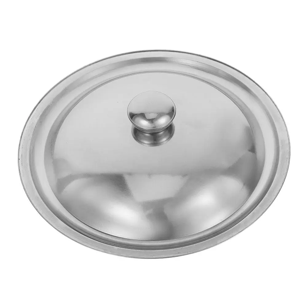 Universal Stainless Steel Pot Lid Fits Most Pots Pans Containers Heat Retaining Moisture Locking Spill Proof Dishwasher Safe