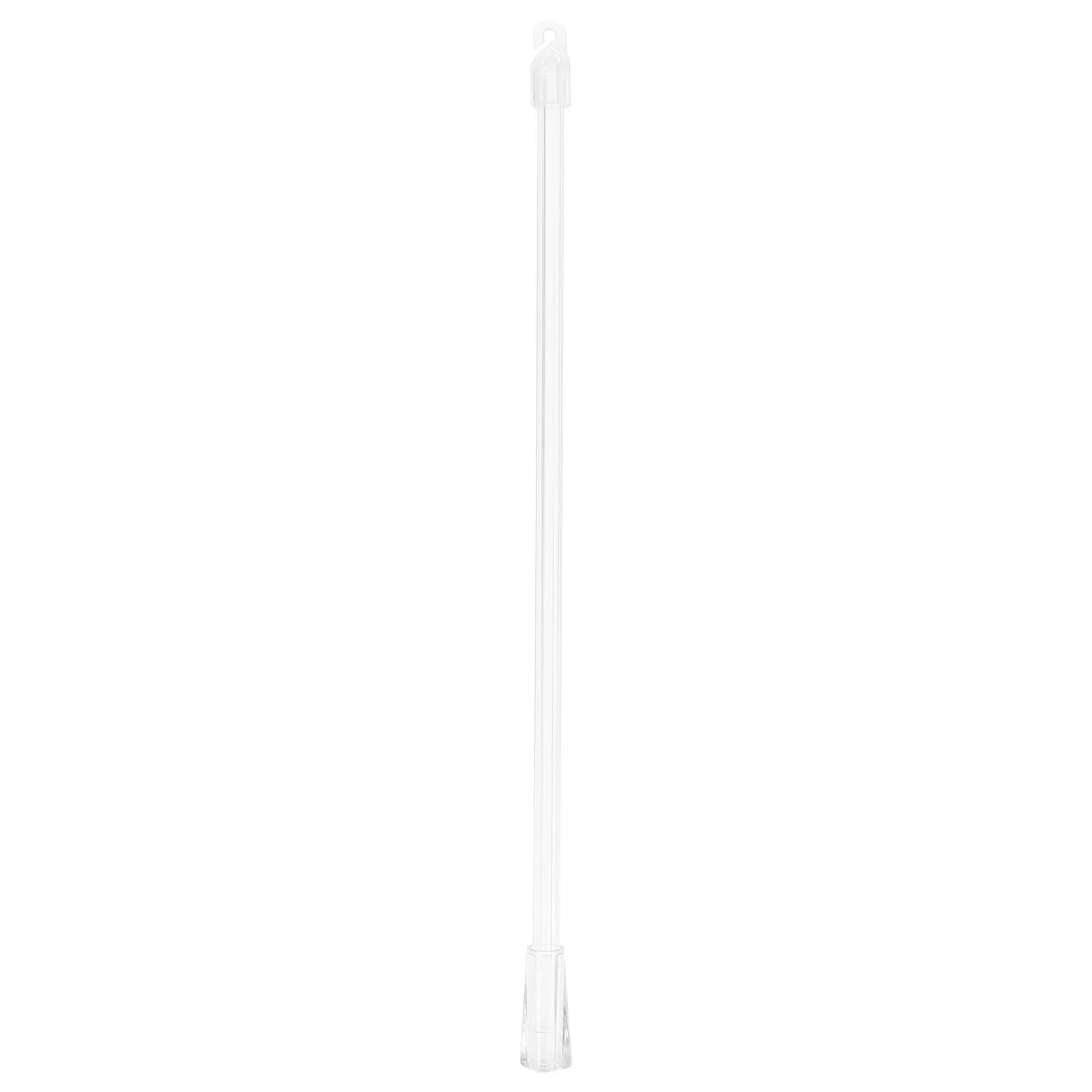 

30Cm Clear Plastic Vertical Blind Opener Stick Replacement Parts Long Acrylic Tilt Wand With Hook Easy Installation