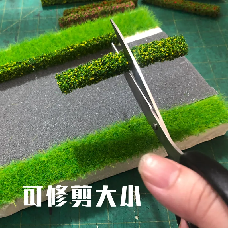 3er-Set Miniatur-Schwammstrauchstreifen-Modell für DIY-Eisenbahn-Layouts/Sandtisch-Landschaftsmaterialien, Diorama-Gartendekoration – Detail 15
