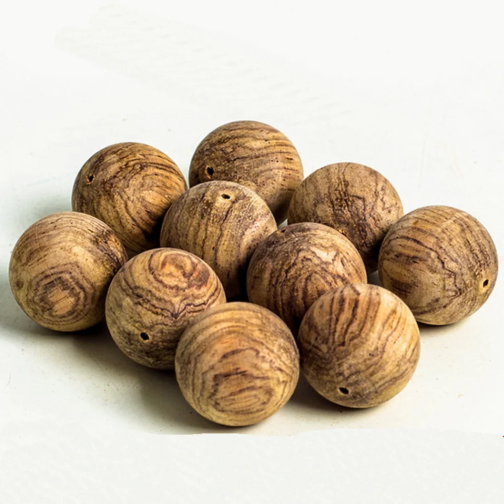 

Yellow Rosewood Raw Beads Sanding Wooden Material Buddha Beads Handmade Bracelet Semi-Finished Product Jewelry Accessories