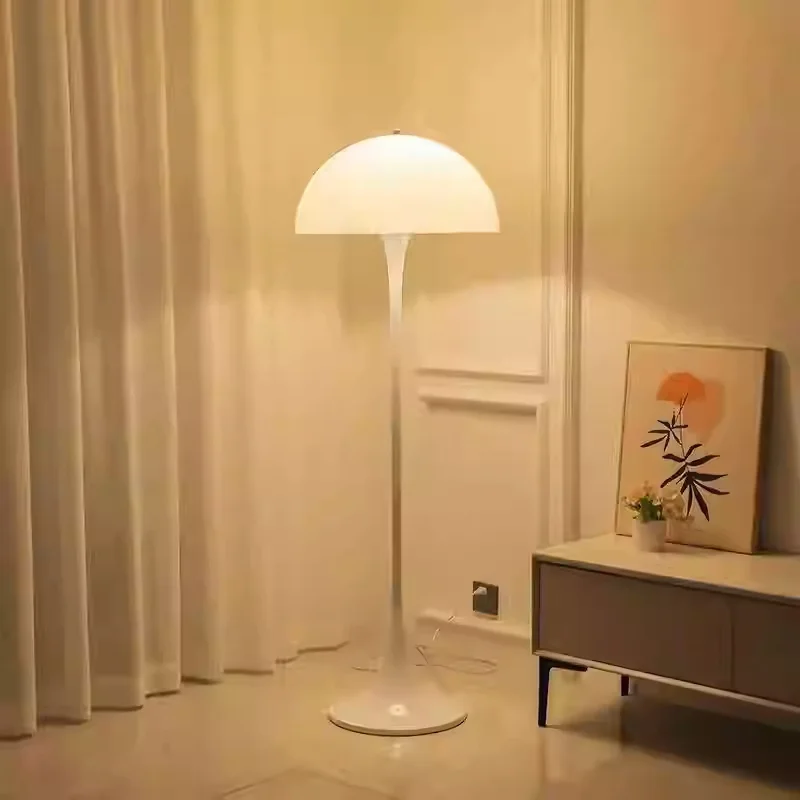 

Designer Danish Vintage Living Room Mushroom Sofa Study Floor Lamp Nordic Cream Style Bedroom Headboard Minimalist Floor Lamp