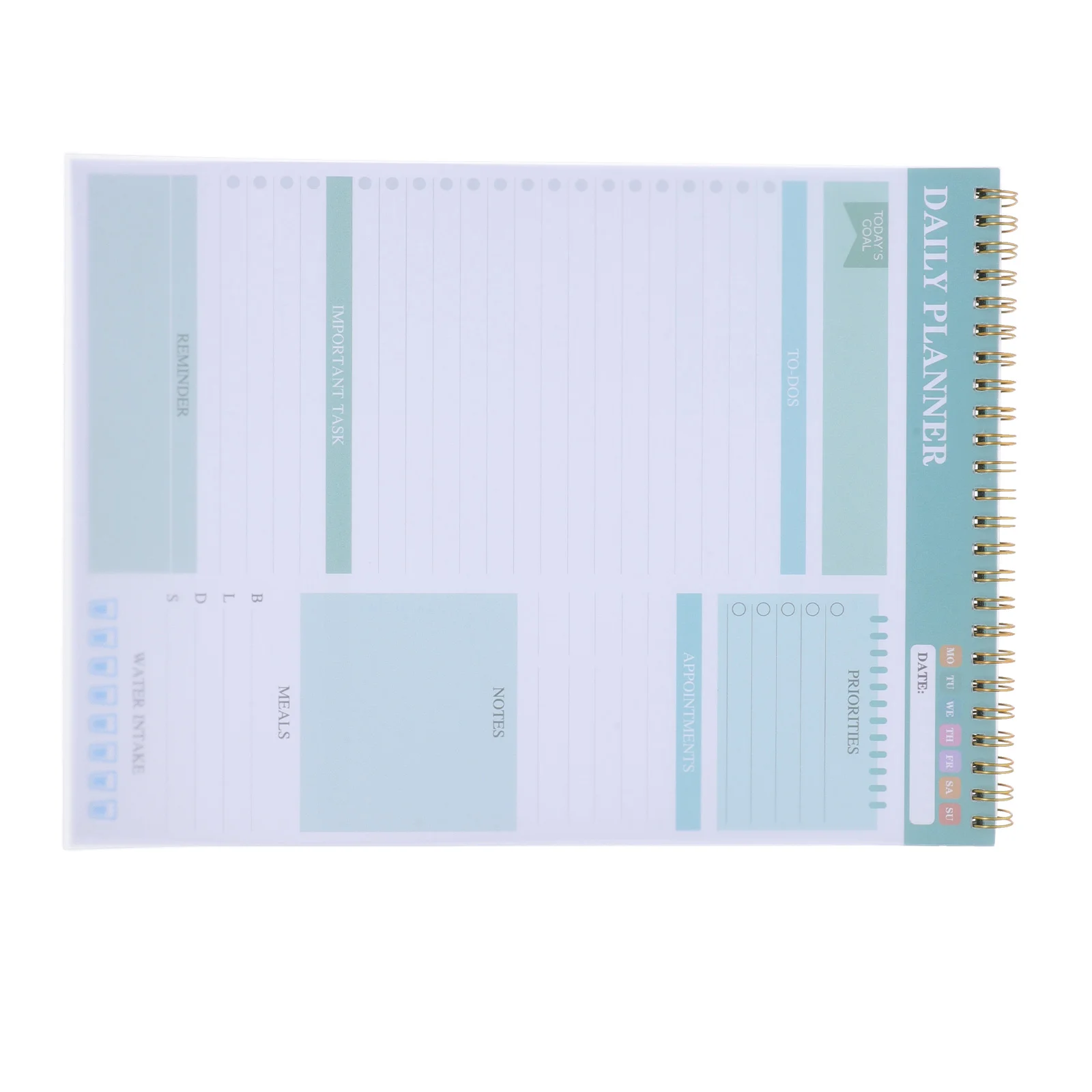 Undated Weekly Planner Schedule Book The Notebook Daily Notepad Hourly Desk Office Work Planning