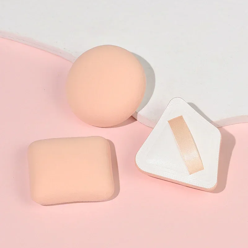 Heallor Super Soft Cloud Puff with Box Round Square Makeup Sponge Puff Dry Wet Dual Use Liquid Foundation Powder Cosmetics Makeu