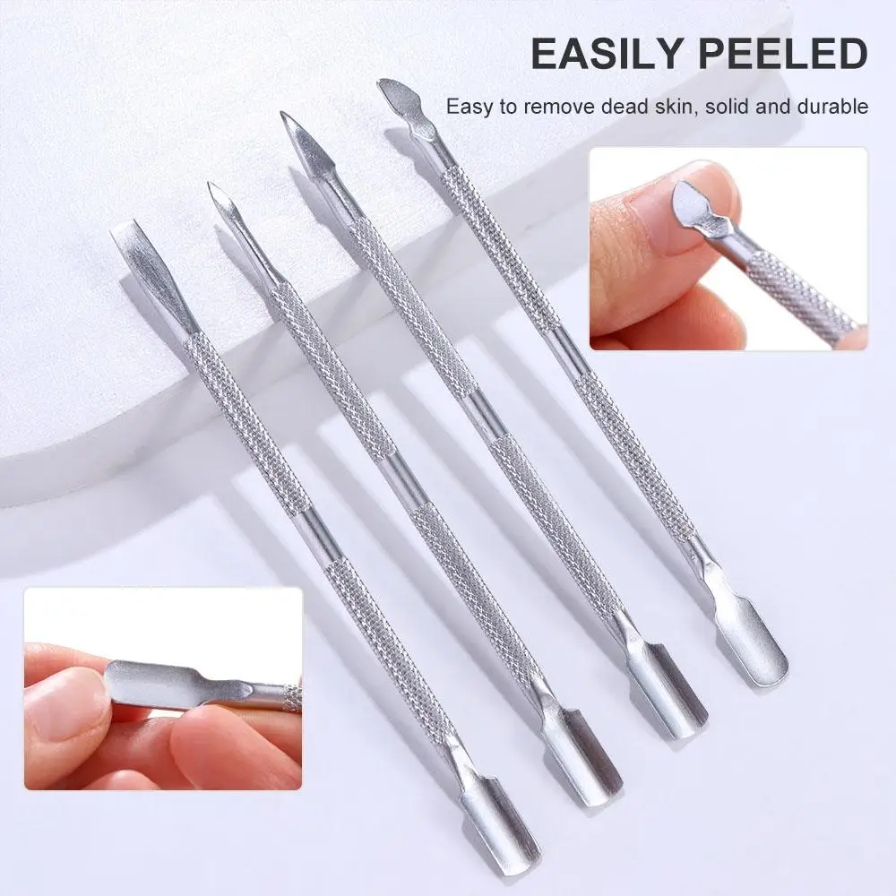 Clean UV Gel Cuticle Remover Double Head Nail Cuticle Pusher Manicure Accessories Nail Art Files Dead Skin Pusher