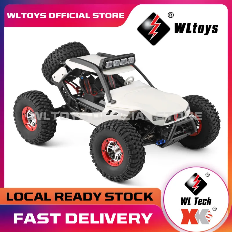 Wltoys 12429 1/12 4wd Rc Racing Cars High Speed Off-Road Remote Control Alloy Crawler Truck Led Light Buggy Toys Kids Boys Gifts