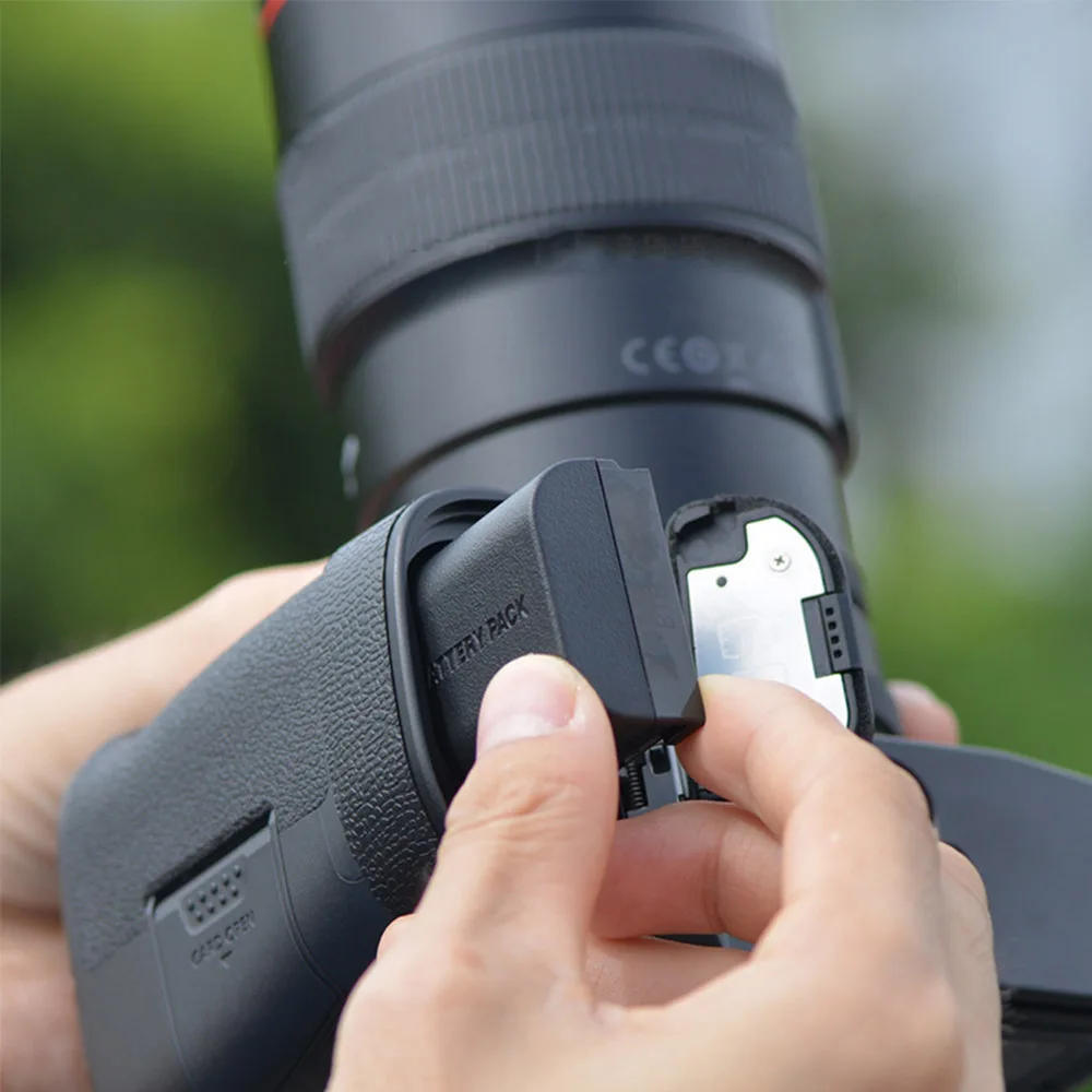 حامل سبائك الألومنيوم Mcoplus MCO-EOS R قبضة يد لكاميرا Canon EOS R مثل EG-E1 لرأس حامل ثلاثي القوائم السويسرية Benro Arca