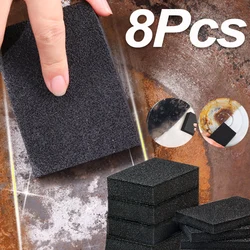 1/2/4/6/8Pcs Emery Sponge Pot Brush for Removeing Rust Descaling Magic Clean Pan Dishes Sharpen Rub Brush Home Kitchen Gadget