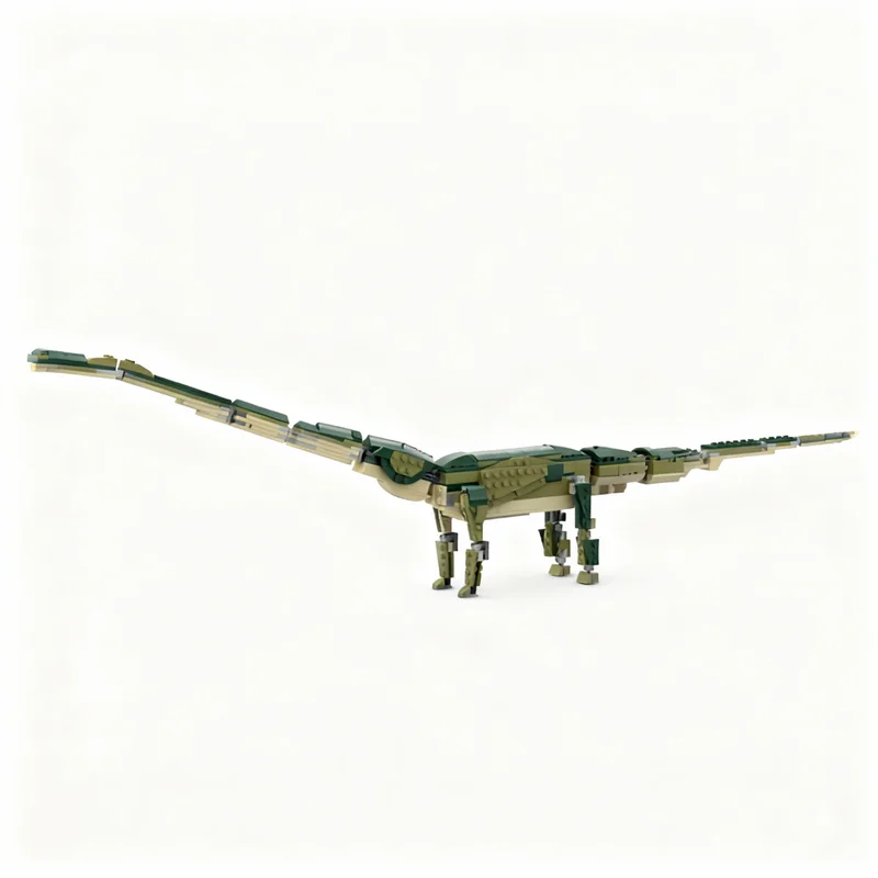 504 Piezas MOC Patagotitan Mayorum Creator 3 en 1, Bloques de Construcción de Modelos, Juguete de Construcción, Regalos de Navidad, Idea Creativa DIY, Educación