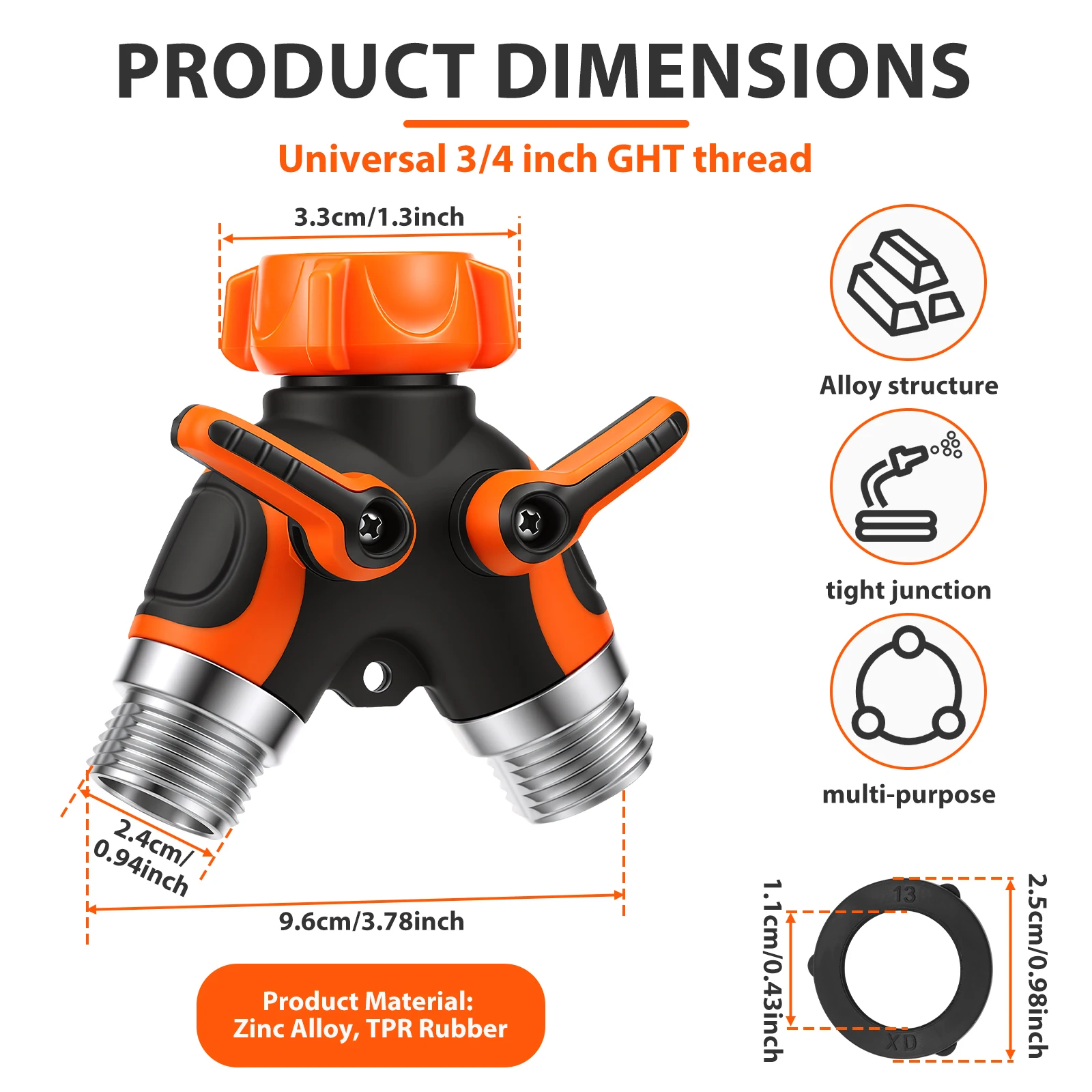 Raccordo a Y per Tubo da Giard - Smart Garden Hose Valve recensione e prezzo