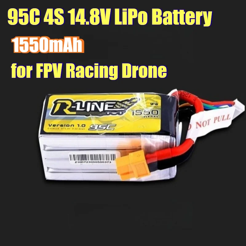 

Аккумулятор LiPo 1550 мАч 95C 4S 14.8В для FPV-дронов: высокопроизводительный, сверхлегкий, с быстрой зарядкой