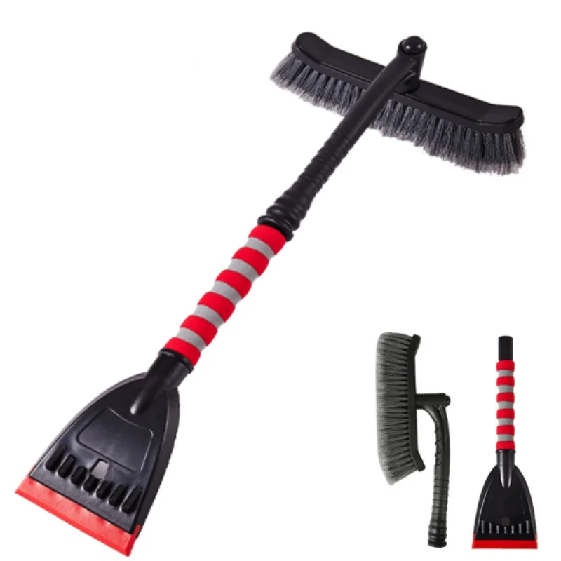 Winter Detachable Car Snow Sweeper Handle Car Rotatable Cleaning Brush Deicer Car Windshield