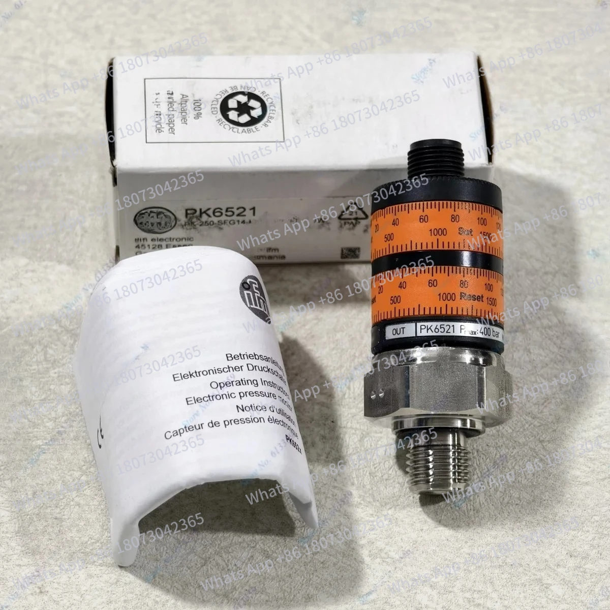

1 шт. PK6521 ifm новый оригинальный переключатель давления с настройкой интуитивно-переключателя