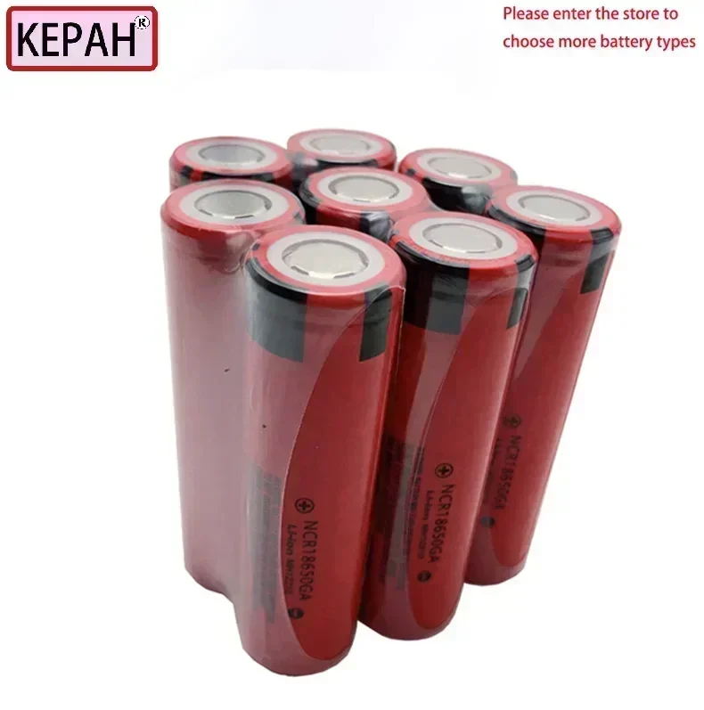 18650 GA 3.7V 2000mAh lithium battery, 3C Power cell,Capacity measuring charger, Electric tools, electric vehicles,toy battery