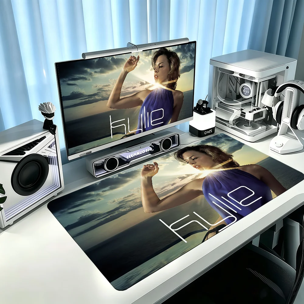 Kylie Minogue Tension Tour Live Mouse Pad Large Non-slip Lockedge Desktop Computer Desk Mat Keyboard MousePad Office Student