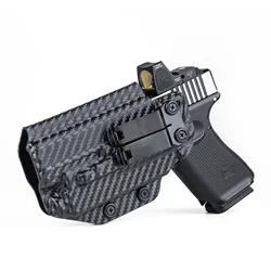 SuffB Kydex Holster pour Glock, 19, 19X, 23, 25, 32, 44, 45, Olight Baldr S DulFlashlight, Ceinture intérieure, Transport dissimulé