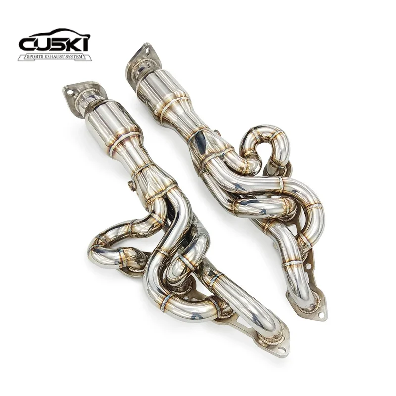 Stainless Steel Automotive Exhaust Parts fit Lexus RCF 5.0 V8 2016-2020 exhaust manifold and collector Exhaust Modification