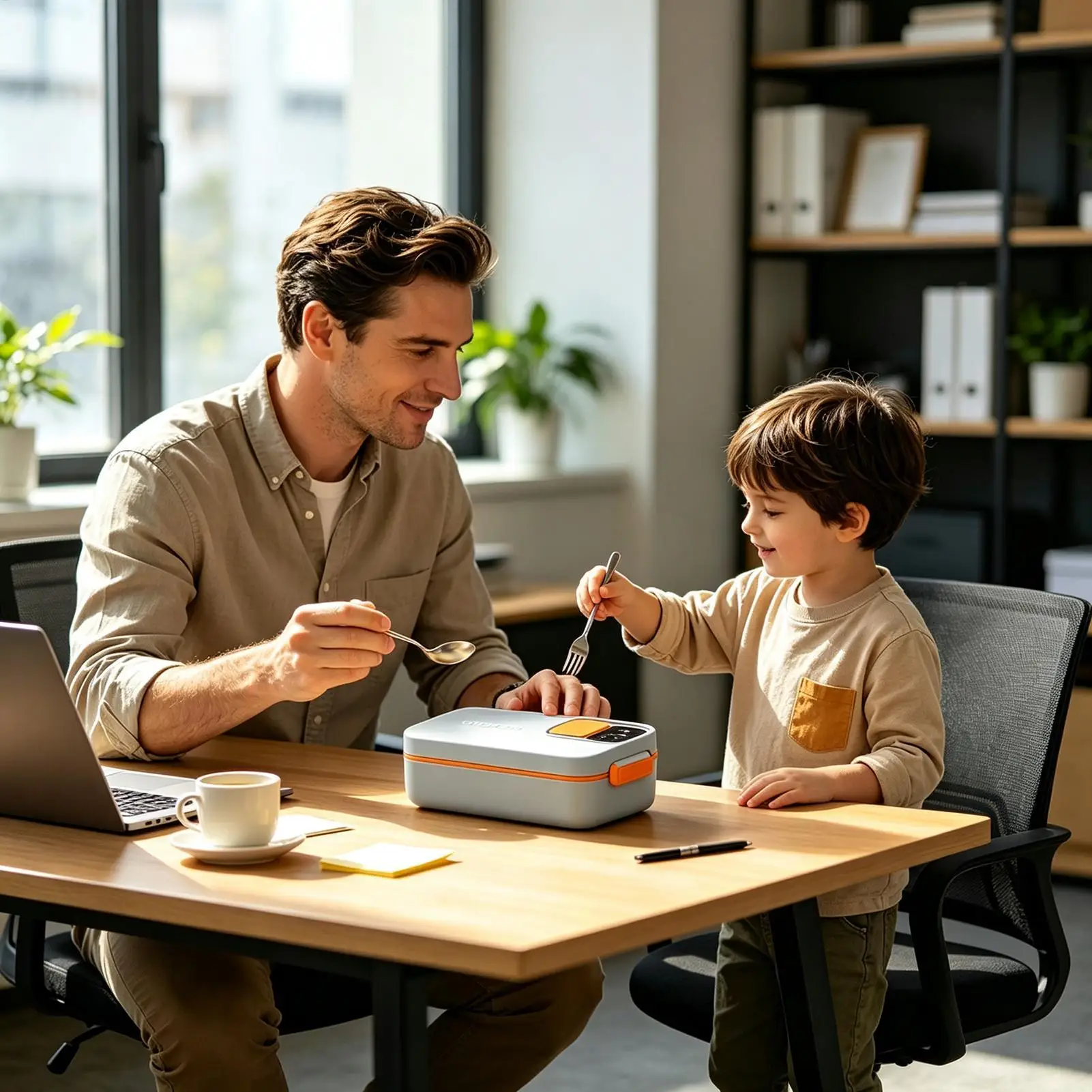 Electric Lunch Box USB Rechargeable Food Warmer With 4 Temp Settings Heating Lunch Box For Men Women Work Travel Office Camping
