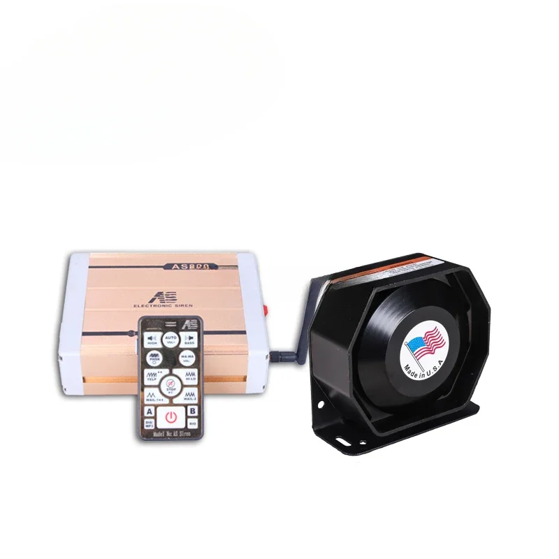 

200W 400W 12V-24V Auto Ambulance Fire Truck Wireless Remote Control Alarm Hooter Speaker and Alarm Siren