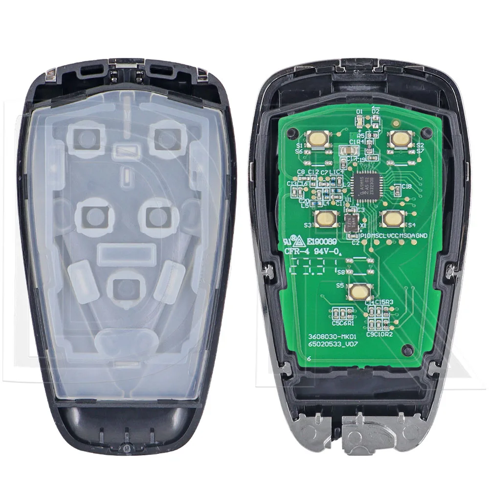 Great Original 434MHz 4A Chip 3608030-MK02 Proximity Car Remote Control Smart Key For Changan CS75 Plus UNI-T Eado Plus