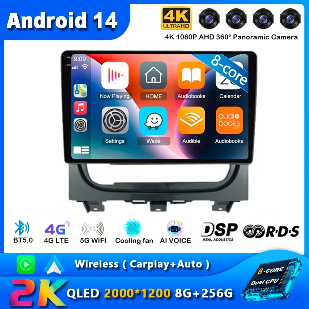 

Android 14 Carplay Car Radio For Fiat Strada Idea 2012 2013 2014 - 2016 Navigation GPS Multimedia Player stereo wifi+4G Auto BT