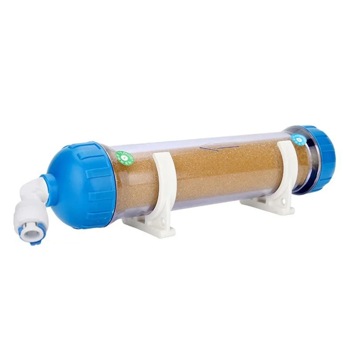 

Replacement Water Filter Refillable T33 Housing DIY Fill Water Filter with Ion Exchange Resin Transparent Reverse