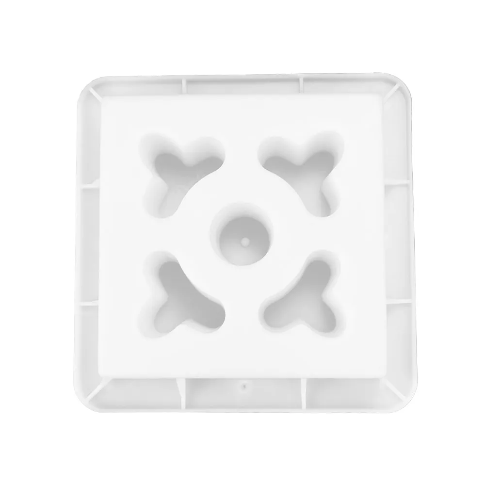 Plastic Hollow Brick Mold Square 3D Carving Cement Antique Brick Mold 20*20*6cm Anti-Slip Window Flower Fence Making Mold
