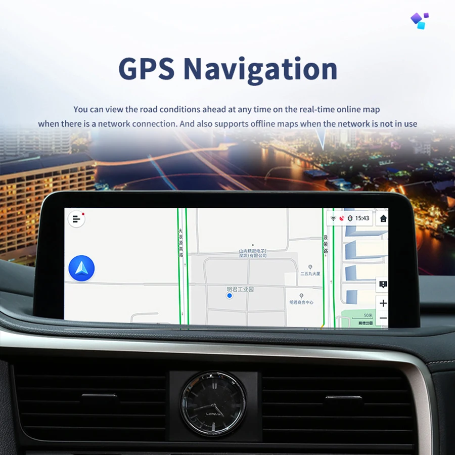 12.3Inch Carplay SCREEN For Lexus RX Rx450h RX270 RX350 RX450 2016-2021 GPS Android 14 Car Video Player 256gb Multimedia GPS