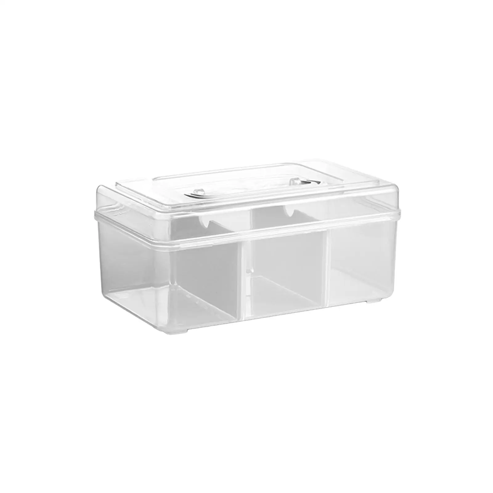 First Aid Box Organizer Bin Portable Multipurpose Practical Container Storage Case for Office Outdoor Activities Travel Home