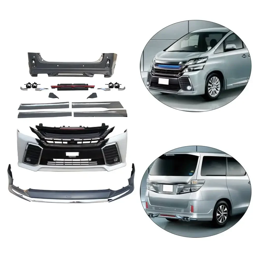 

7788 High quality Body Kit For TO YO TA Vellfire ANH20 2008 2009 2010 2011 2012 2013 2014 Upgrade To 2015 ANH30 30 series