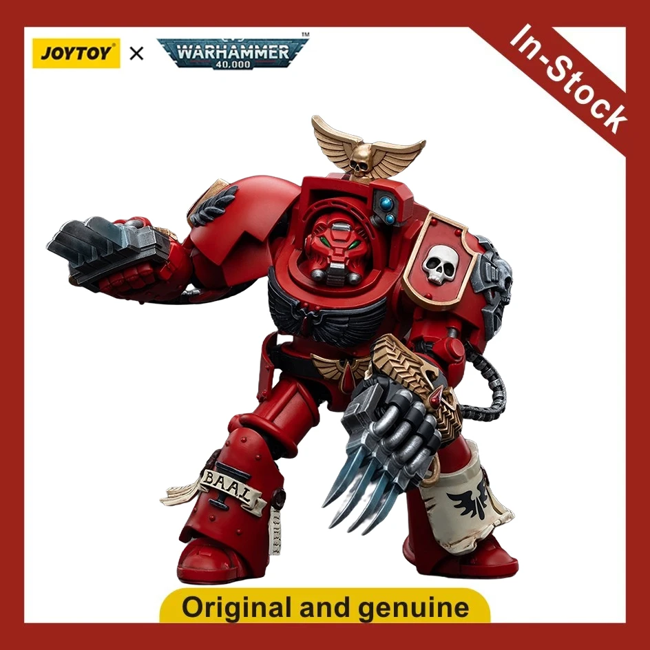 

【UA】JOYTOY Warhammer 40K Scale 1/18 Action Figures Blood Angels Assault Terminators Brother Nassio Models Toys Gifts