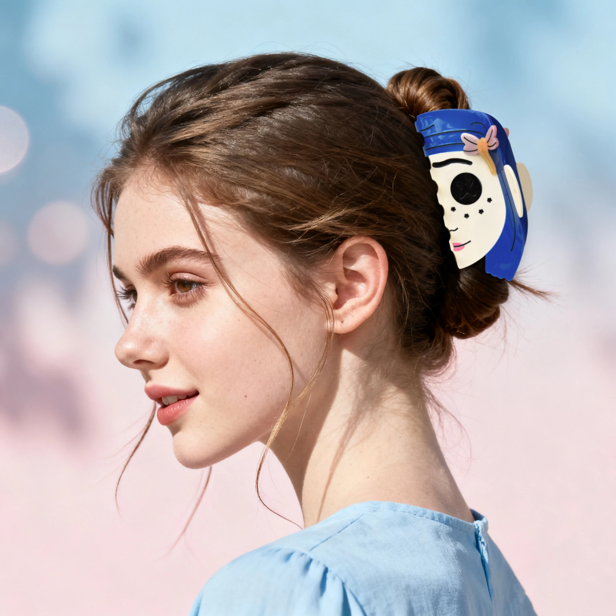 

NEW 16CM Oversized Animated Character Hair Claw Cartoon Acetate Claw Clips Halloween Hair Clips for Women Girls Hair Accessories