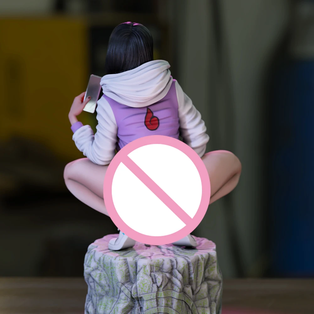 Kit de modelo de figura de resina, Bella Sexy Hinata NSFW, Diorama sin montar, sin pintar, estampado 3D, estatua de juguete DIY, 1/24