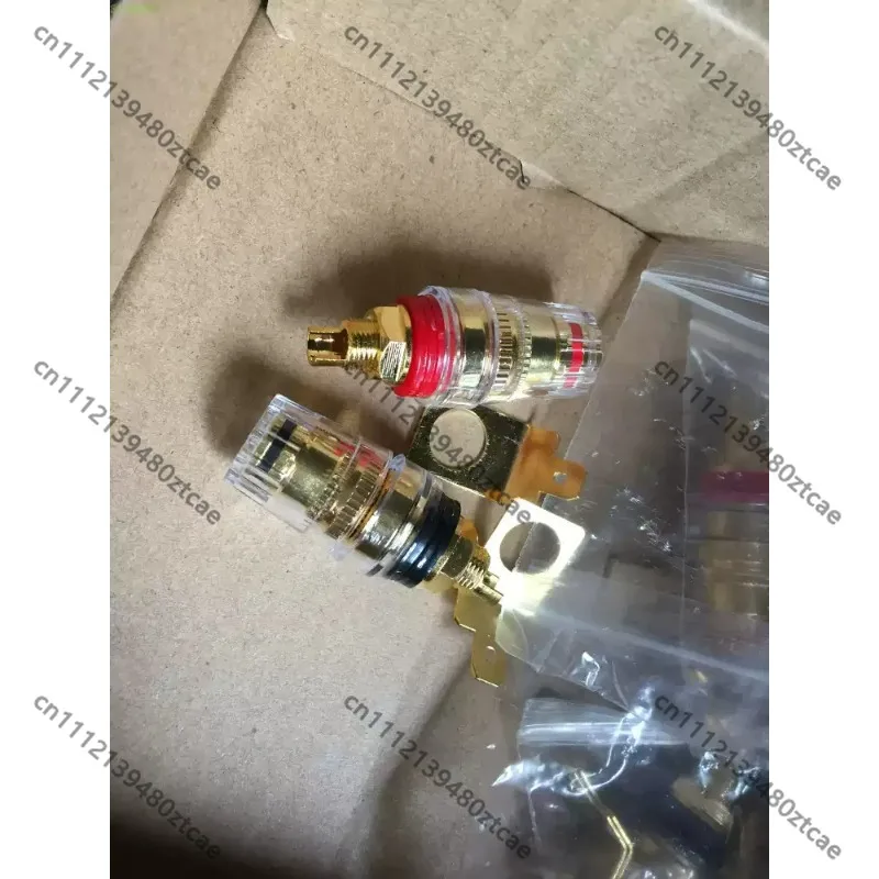 Medium Crystal Speaker Binding Post Audio Terminal Connector for Amplifier Speaker Wiring
