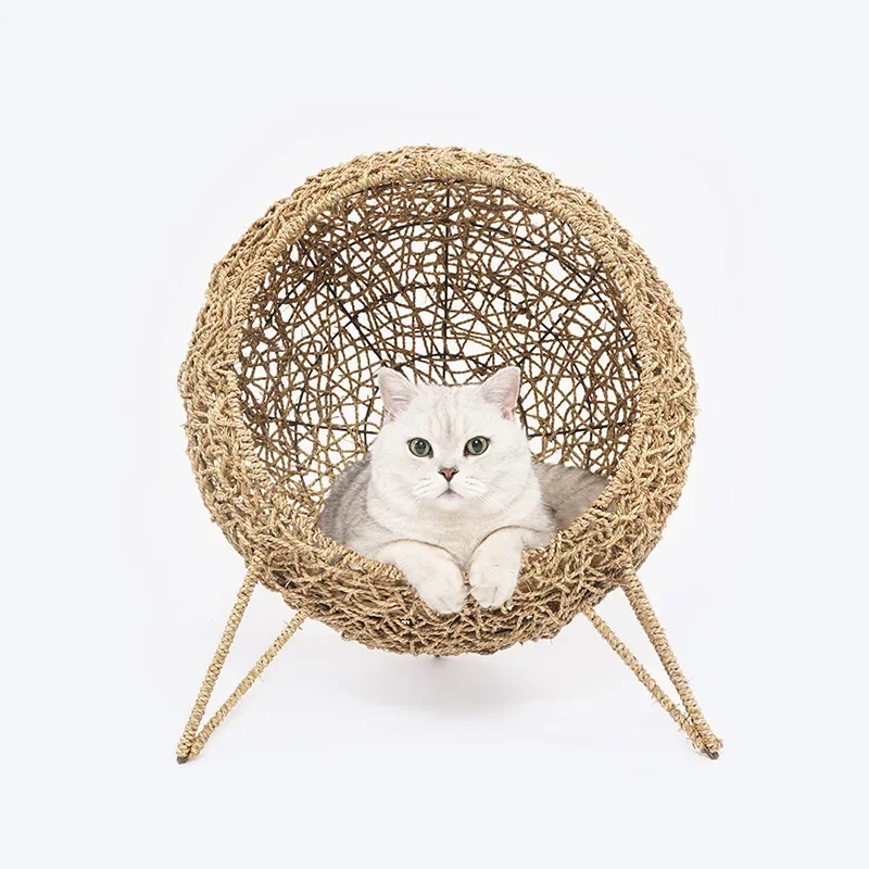 Net red cat bed four seasons universal rattan cat climbing frame cat litter