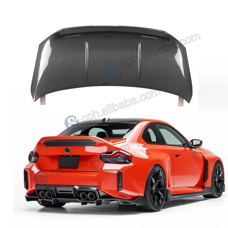 

High Quality Upgrade Car Black CSL Style Rear Carbon Trunk For BMW 2 Series G87 M2 M240i