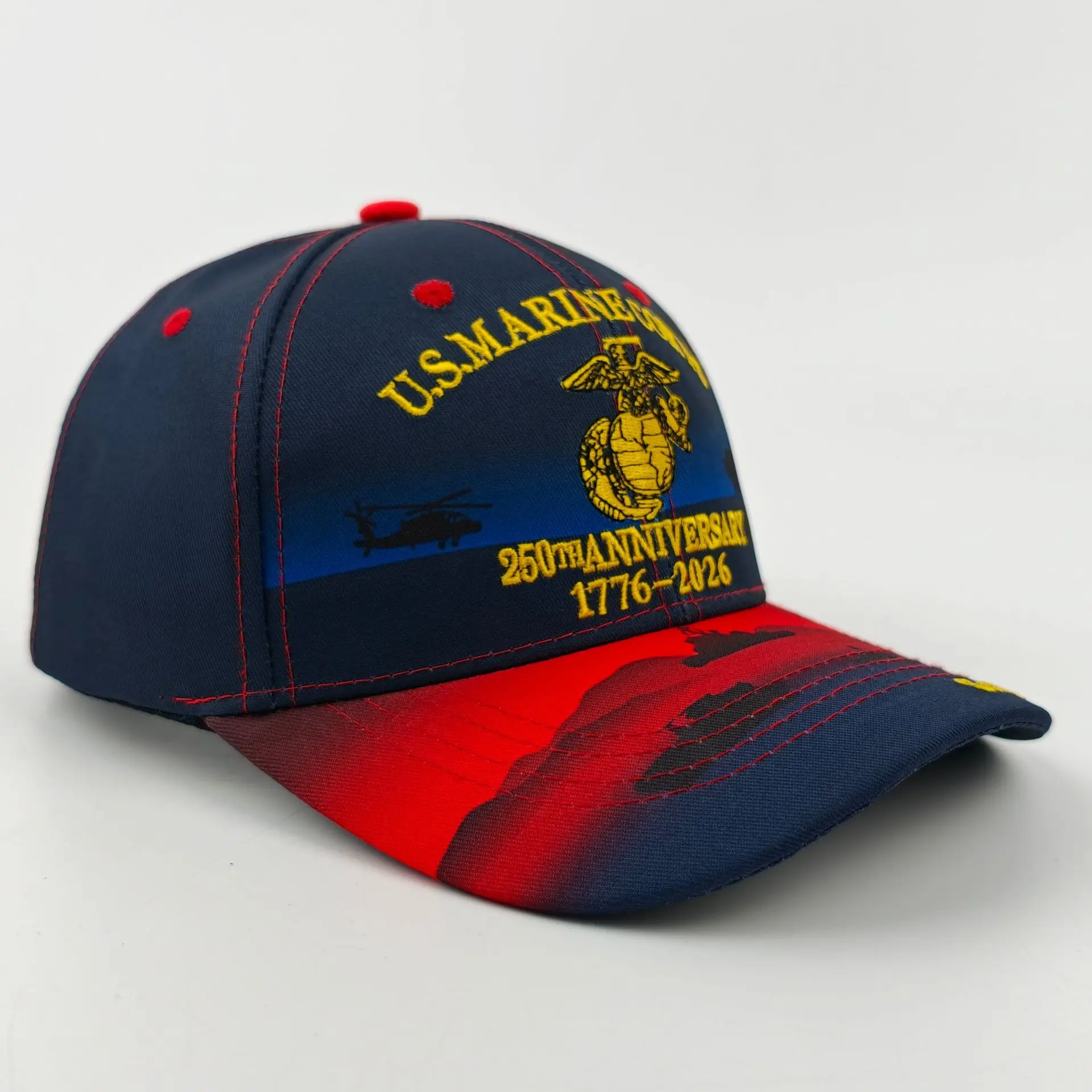 Embroidery Baseball Cap for Camping Fishing Training Tactical Navy Military Unisex Men Women Outdoor Adjustable Hat