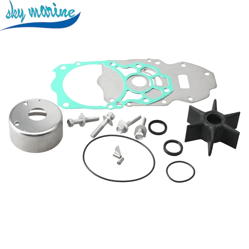 6CE-W0078 Outboard Water Pump Impeller Repair Kit For Yamaha 4 Stroke 225 250 300 350 HP 6CE-W0078-00-00 6CE-W0078-01-00