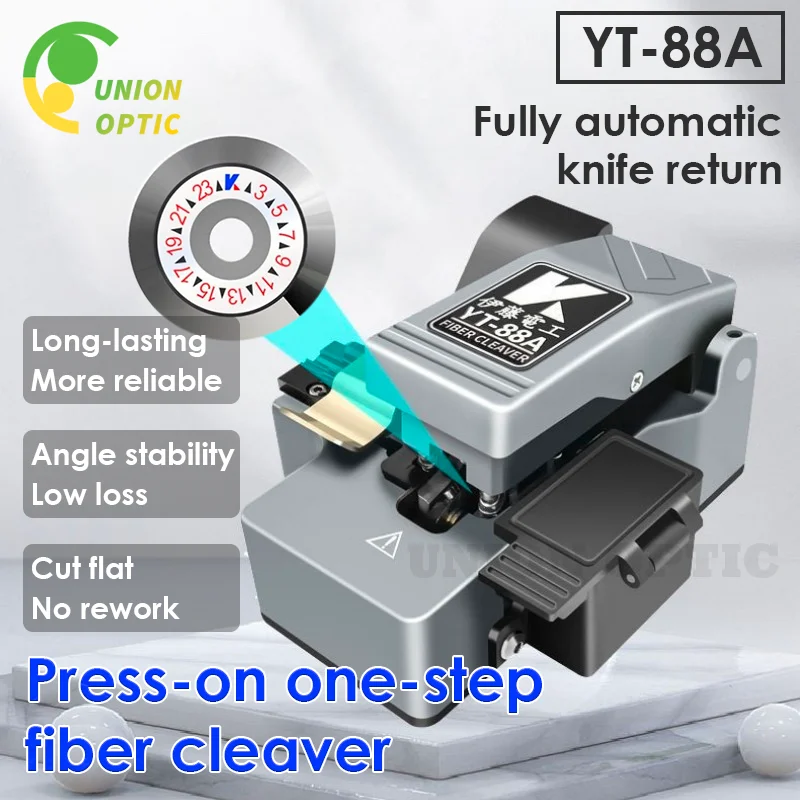 One Step High Precision YT-88A Series FTTH Fiber Optic Tools Optical Fiber Cleaver Hot Fusion Optical Fiber Cleaver Cutter Tool