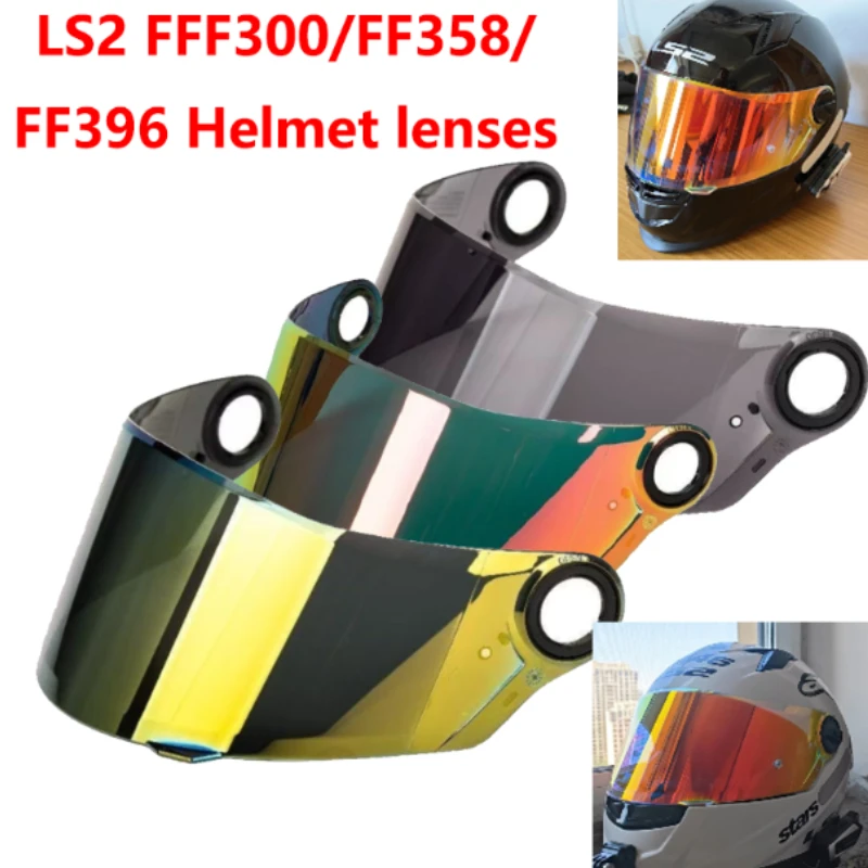 

Козырек для мотоциклетного шлема для LS2 FF300 358 396, щиток для мотоциклетного шлема, очки с покрытием, козырьки, аксессуары для мотоциклистов