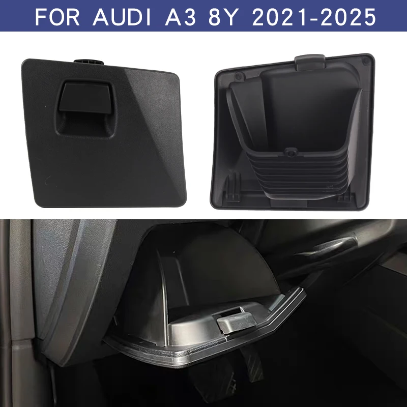 

Для AUDI A3 8Y S3 2021-2025 автомобильный водительский номер боковой ящик для монет перчаточный ящик приборной панели нижний левый ящик для хранения 8Y1863084