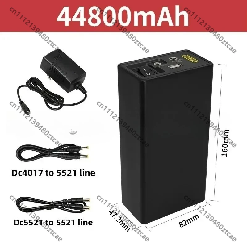 360 Photo Booth Portable Power Bank 44800mAh 12V 24V DC Output Multi-FunctionExternal Battery USB Charger for Event Booth Supply