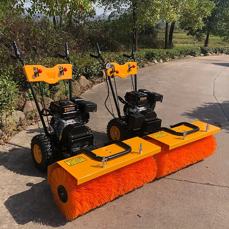 

Подметальная машина для снегоочистителя с небольшим двигателем, 80 кг, гарантия 1 год, сделано в Шаньдун, бытовая многофункциональная машина для дорожного использования